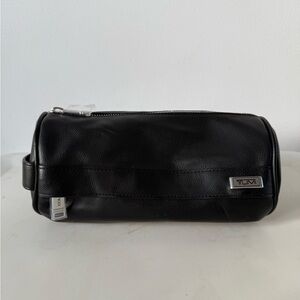 TUMI Black Dopp Kit Toiletry Bag New